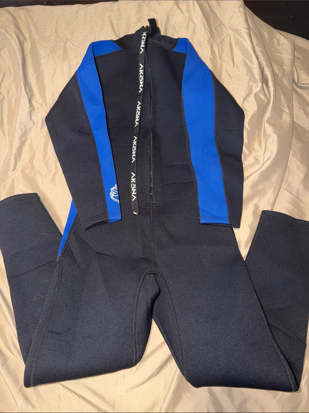 AKONA Black & Blue Full-Body Wetsuit